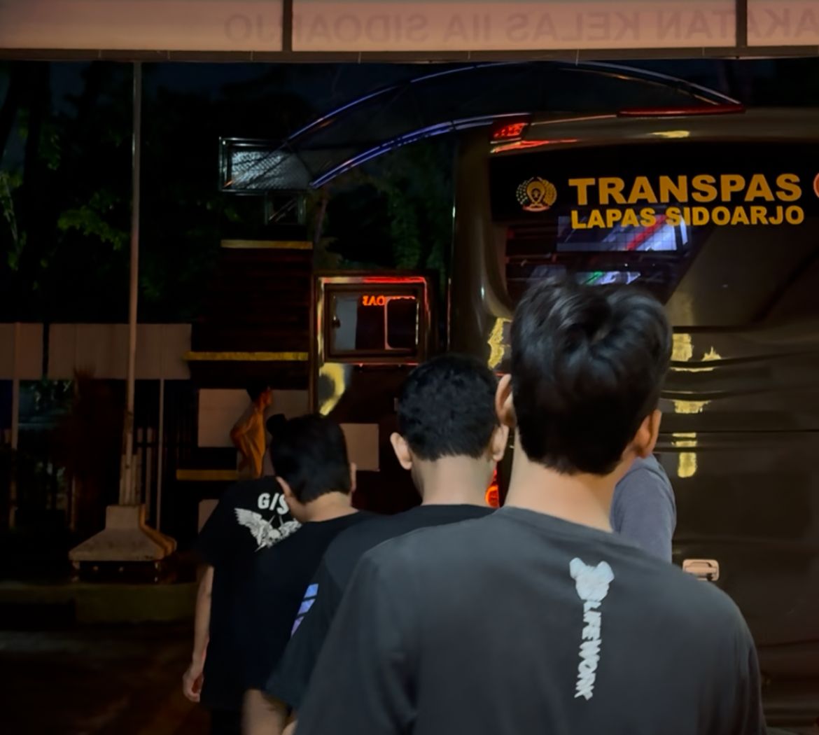 Langkah Nyata Atasi Overcrowded, Lapas Sidoarjo Lakukan Pemindahan WBP ke Tiga Lapas