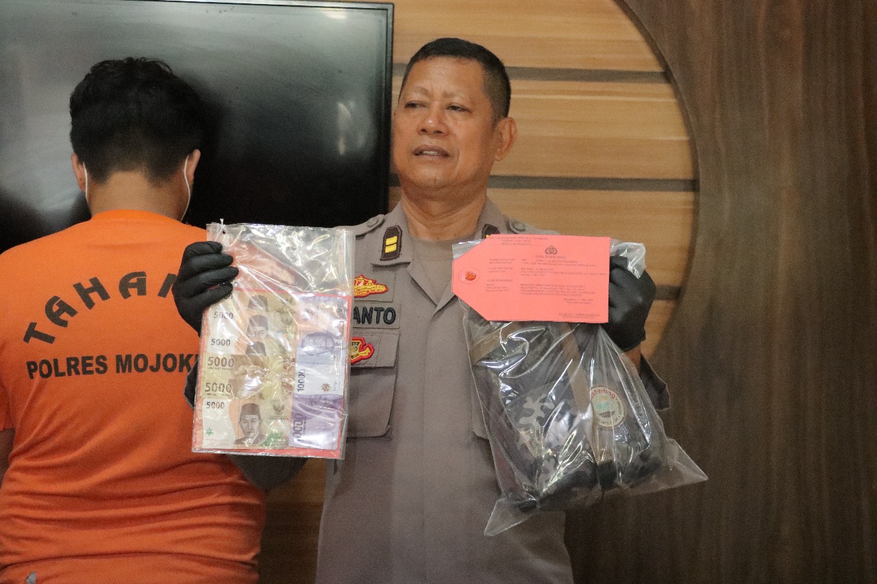 Polres Mojokerto Berhasil Menangkap DPO Preman Kampung yang Keroyok Pegawai PLN