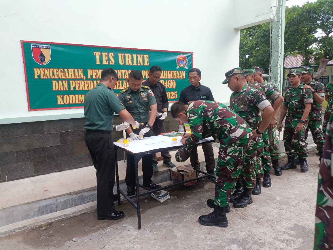 Perangi Narkoba, 160 Personel Kodim 0829/Bangkalan ikuti Penyuluhan P4GN.