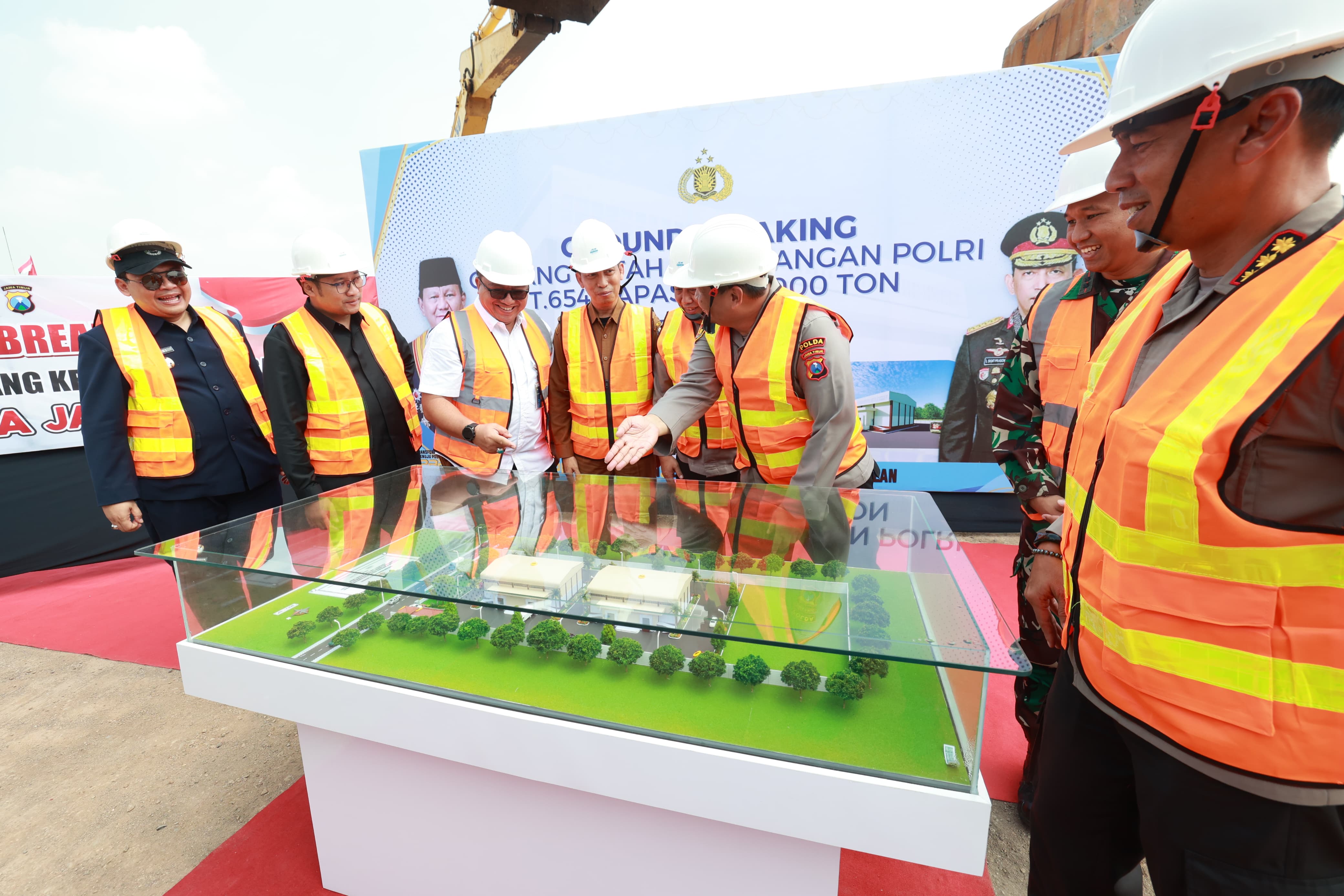 Polda Jatim Bangun Gudang Ketahanan Pangan Polri Kapasitas 1000 Ton di Mojokerto