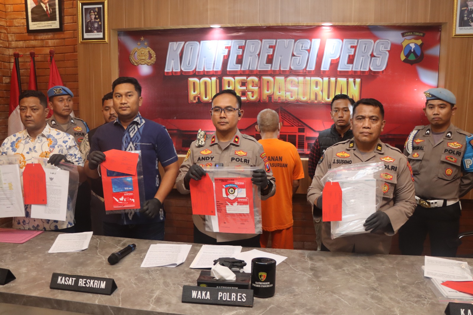 Polres Pasuruan : Kades Ambal-Ambil Di Tetapkan Sebagai Tersangka Korupsi Dana Desa