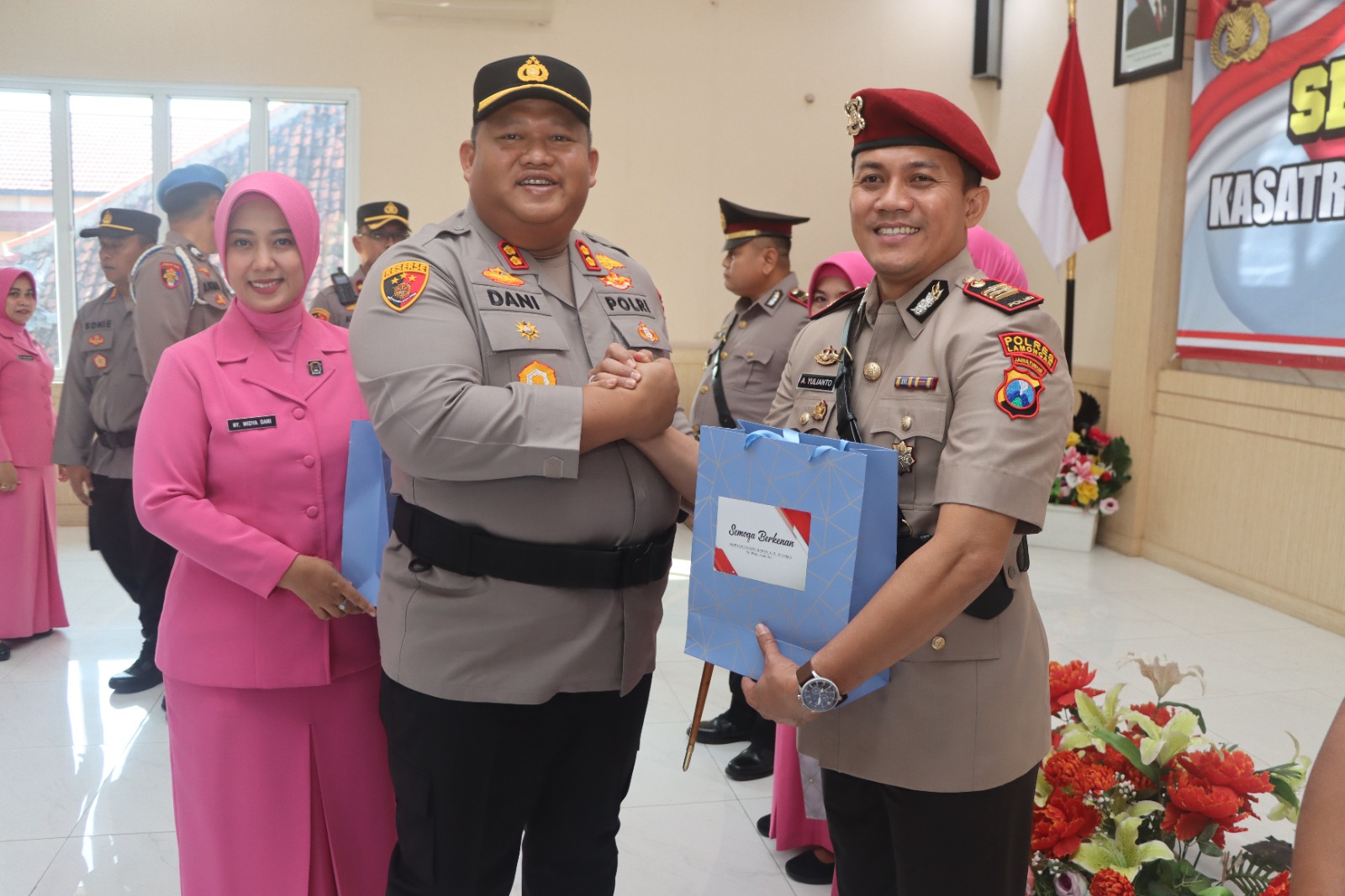 Pimpin Sertijab, Kapolres Pasuruan Tekankan pejabat baru Wilayahnya Aman dari Gangster dan Narkoba