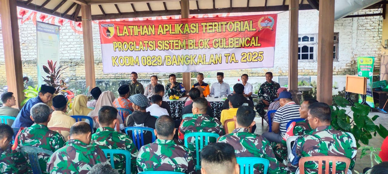 Kodim 0829/Bangkalan Latih Kesiapsiagaan Bencana di Koramil Arosbaya