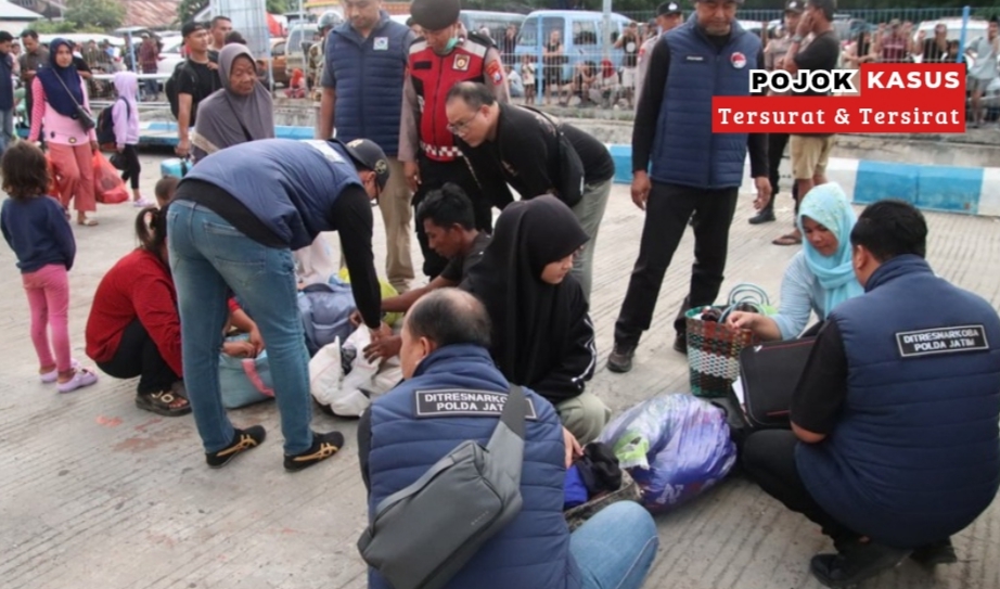 Polda Jatim Bersama Polres Sumenep Gelar Razia Gabungan di Pelabuhan Kalianget, Cegah Peredaran Narkoba Antar Pulau