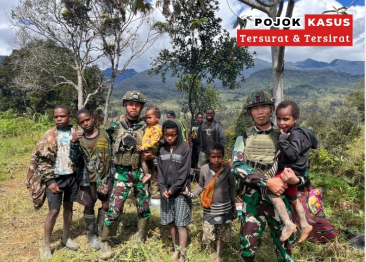 Tenda Kasih di Tanah Eronggobak: Satgas TNI Jadi Pelindung di Tengah Ketakutan