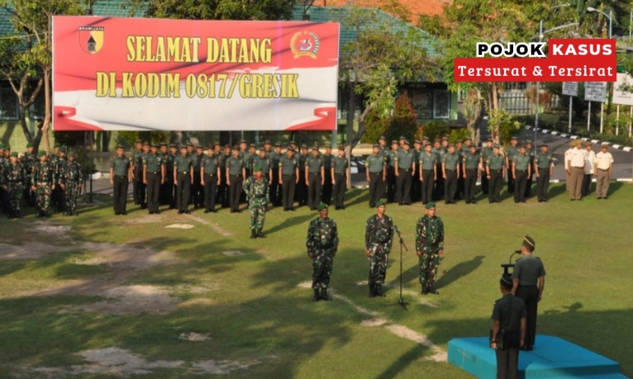 Kodim 0817/Gresik Gelar Upacara Bendera Rutin, Wujud Cinta Tanah Air dan Penghormatan terhadap Merah Putih