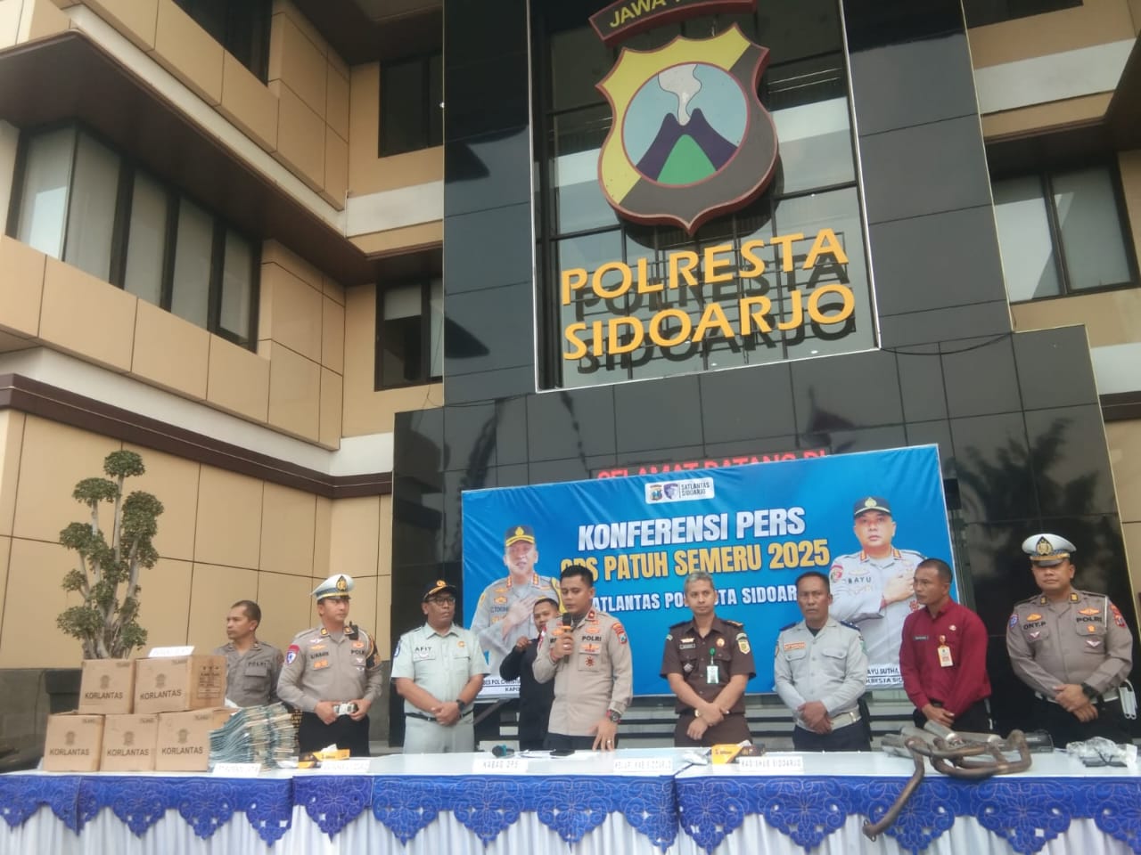 Giat Operasi Semeru Resmi Di Tutup Satlantas Sidoarjo..” Tetap Budayakan Tertib Berlalulintas