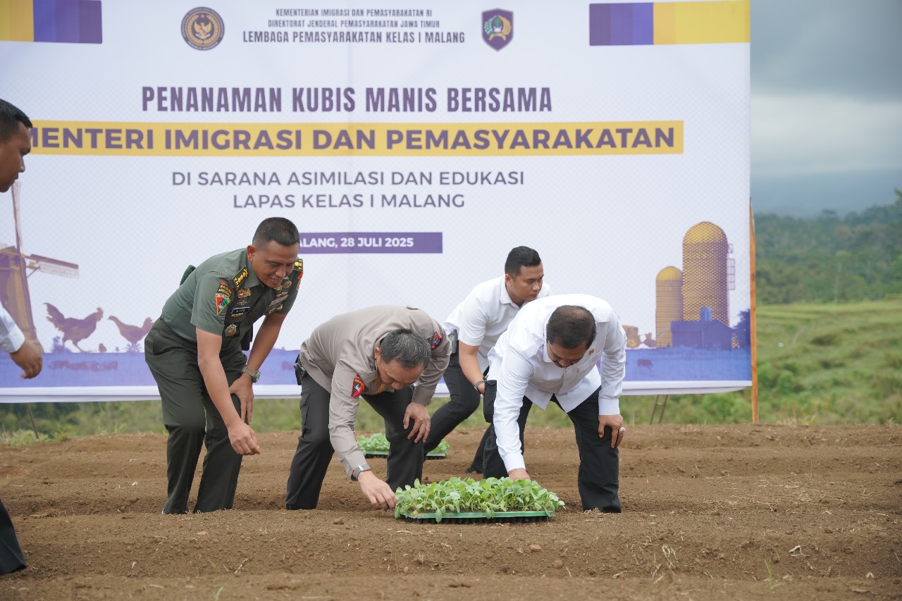 Kunjungan Kerja Menteri Imigrasi Dan Pemasyarakatan..”Apresiasi Kontribusi Nyata Pemasyarakatan Jawatimur