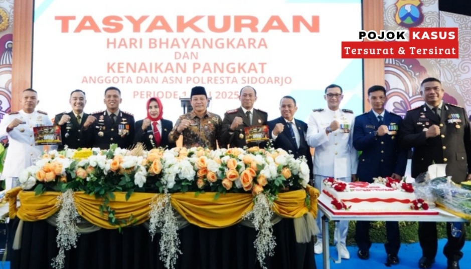 Peringati Hari Bhayangkara ke-79 Tahun 2025, Pemkab Sidoarjo : Apresiasi Kinerja Polresta Sidoarjo