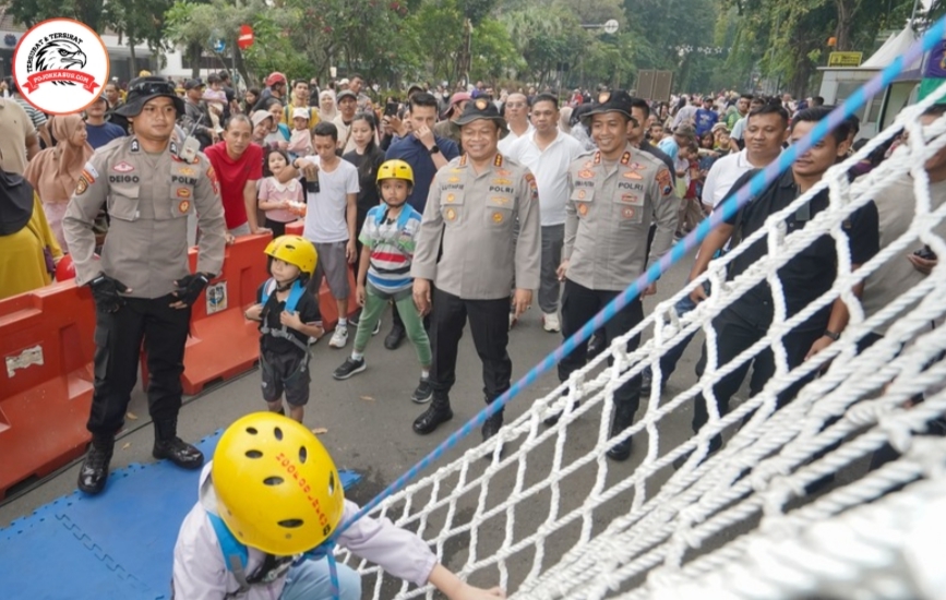 Polisi Hadir untuk Anak Negeri: Outbound Ceria Polrestabes Surabaya Warnai Hari Bhayangkara ke-79