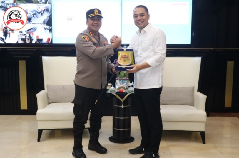 Walikota Eri Cahyadi dan Kapolres Pelabuhan Tanjungperak Kolaborasi Ciptakan Kota Surabaya Aman