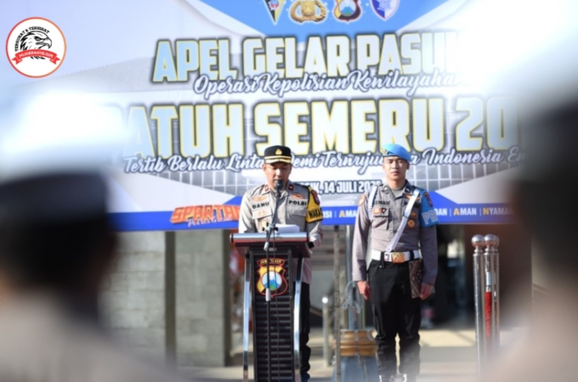 Polres Gresik Gelar Apel Pasukan Operasi Patuh Semeru 2025, Tanda Dimulainya Penertiban Berlalu Lintas
