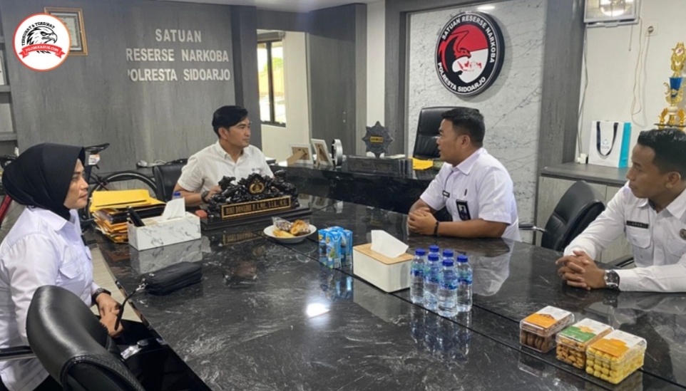 Lapas Sidoarjo Lakukan Audiensi dengan Kasat Narkoba Polresta Sidoarjo, Perkuat Sinergitas Pemberantasan Narkoba