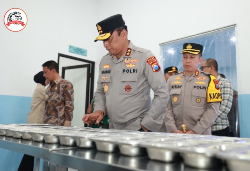 Kapolda Jatim Resmikan SPPG Polres Bojonegoro, Dukung Program Nasional MBG