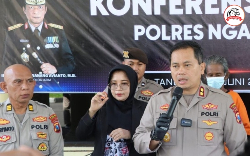Polres Nganjuk Ungkap Jaringan Narkoba Sita 17 Ribu Pil LL dan Puluhan Gram Sabu