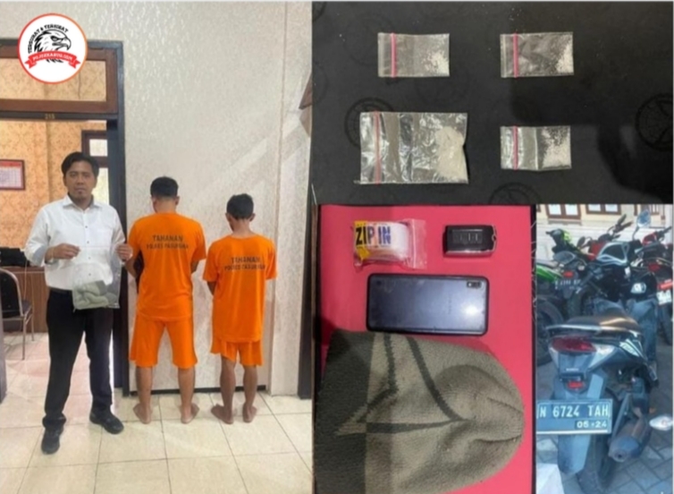 Dua Pengedar Sabu Asal Prigen Ditangkap, Polisi Sita 2,3 Gram Barang Bukti