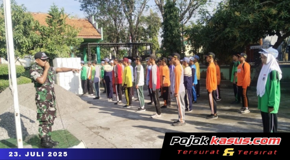Jelang HUT RI Ke 80, 63 Anggota Paskibra Di Gembleng Koramil 0817/10 Benjeng