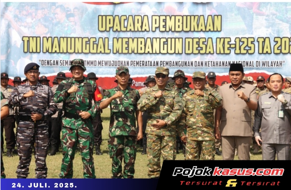 Kasiops Kasrem 084/BJ Hadiri Pembukaan TMMD ke-125 Tahun 2025 .