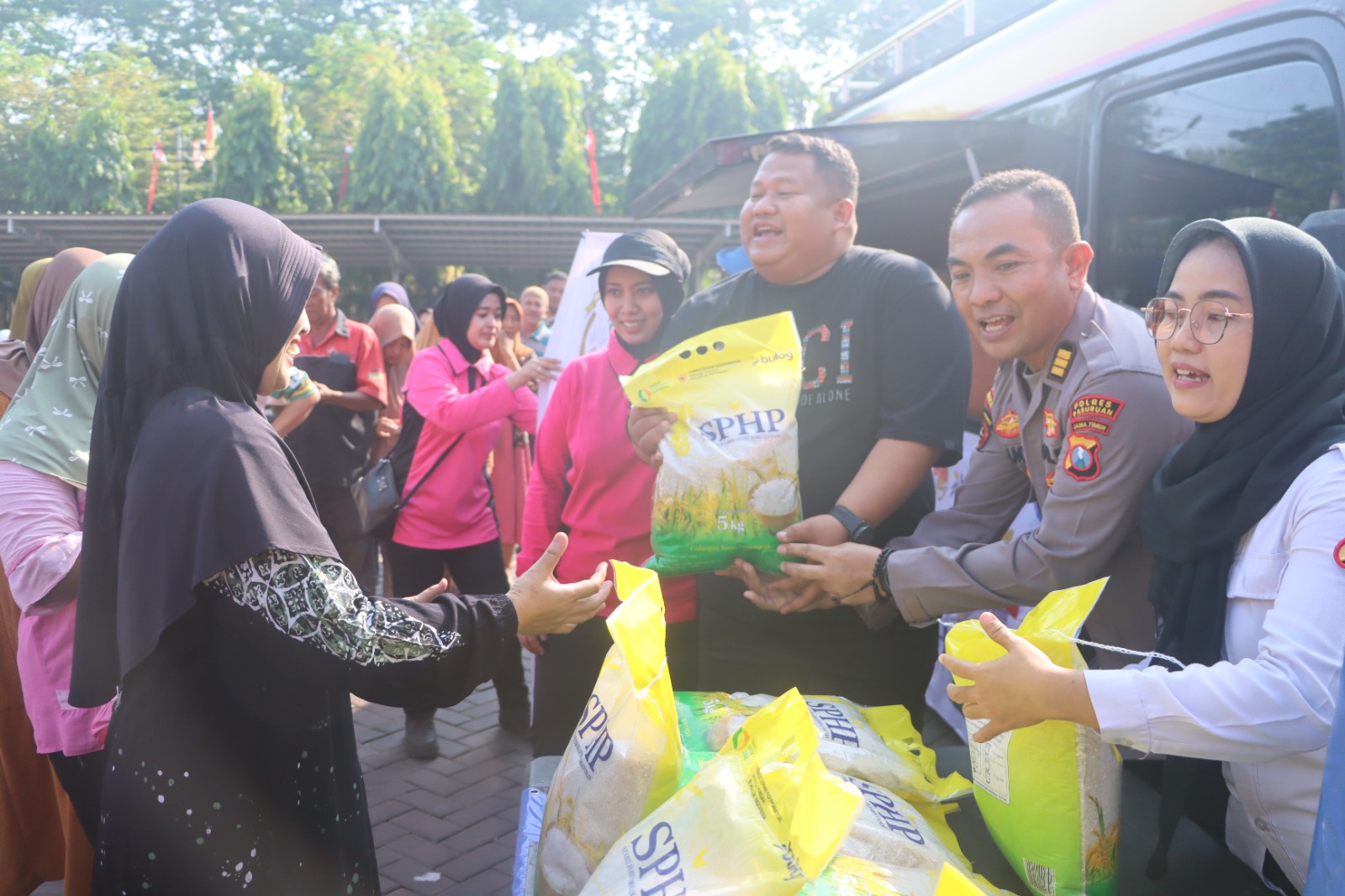 Polres Pasuruan Salurkan Beras Murah ke Seluruh Wilayah untuk Jaga Stabilitas Pangan