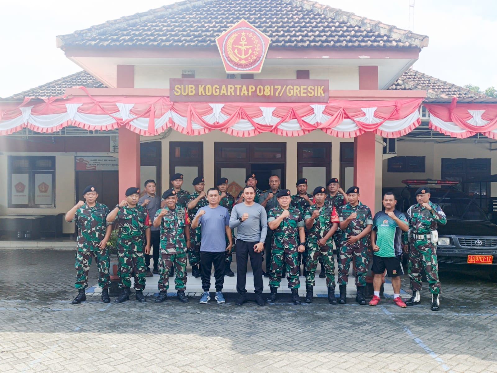 Pererat Silaturahmi, Dandim 0817/Gresik Sambangi Sub Kogartap 0817/Gresik