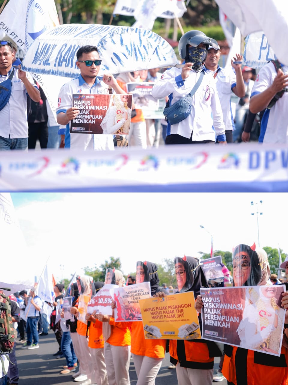 Aksi Unras di Jawa Timur Berjalan Tertib dan Kondusif Kapolrestabes Surabaya Apresiasi Massa Buruh