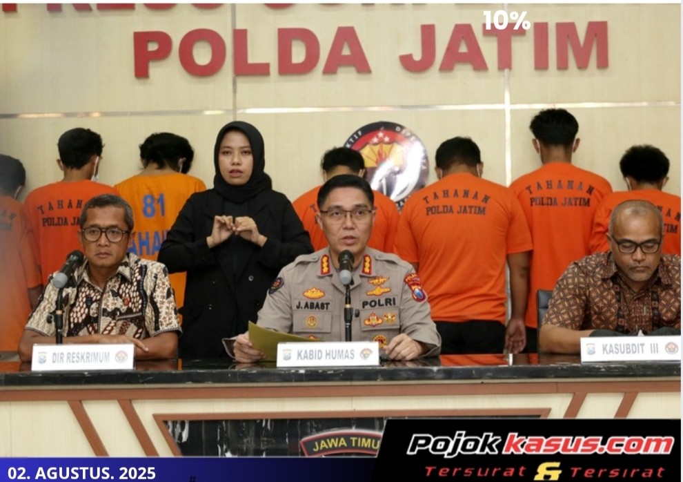 Polda Jatim Ungkap Jaringan Curanmor di 4 Kota Amankan 12 Tersangka