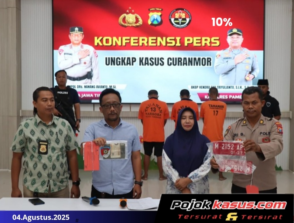 Polisi Berhasil Ungkap Kasus Curanmor di Pamekasan 5 Tersangka Diamankan