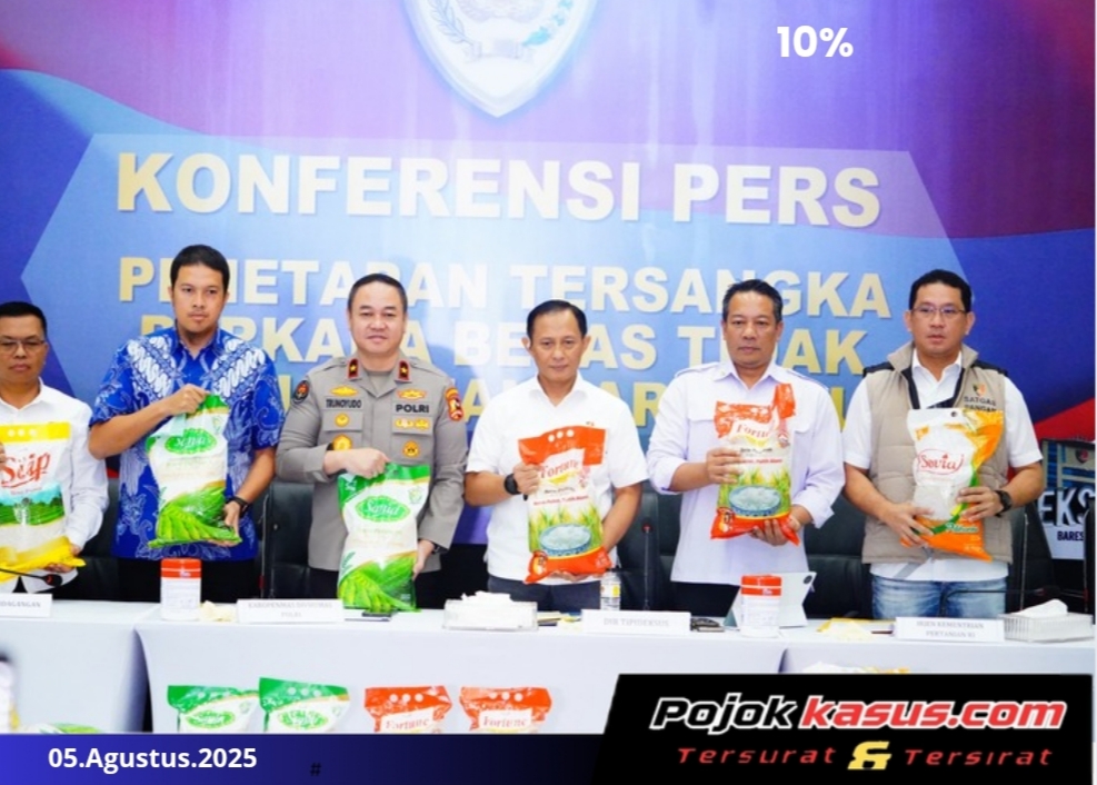 Polisi Jelaskan Tindak Pidana Dari Temuan Beras Oplosan PT PIM