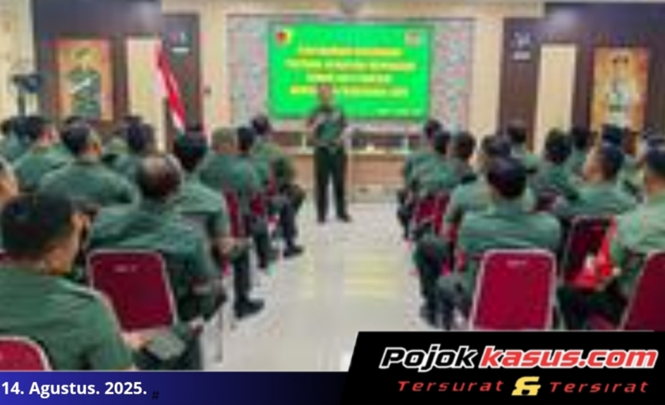 Penyuluhan Kesehatan (Promotif) TW III TA. 2025 di Kodim 0817/Gresik