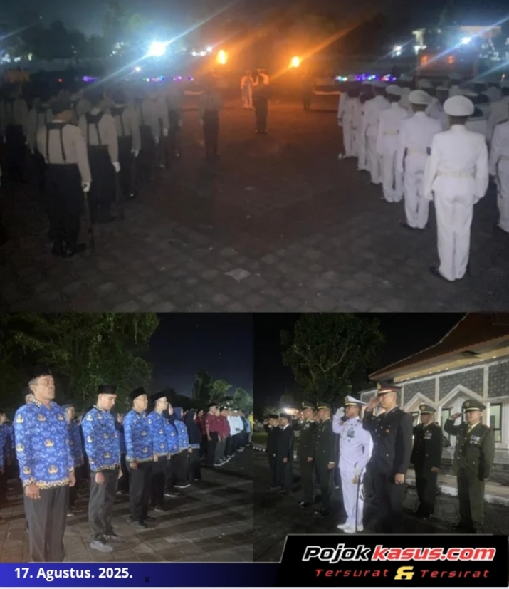 Apel Kehormatan dan Renungan Suci HUT ke-80 RI Digelar di TMP Bangkalan