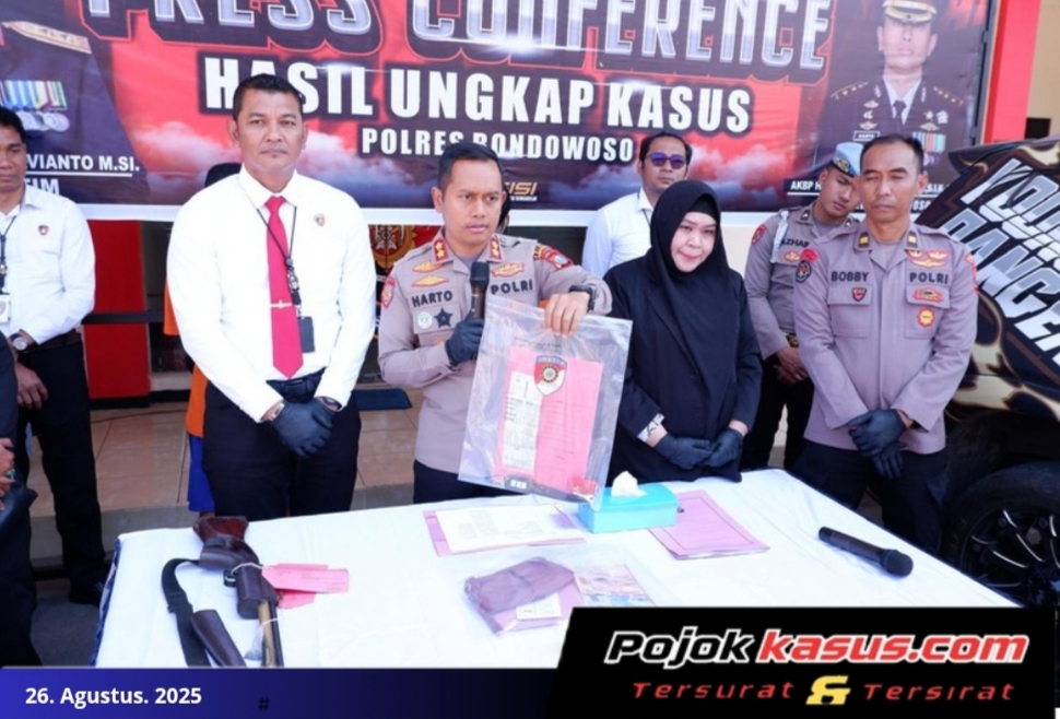 Polres Bondowoso berhasil Ungkap Tiga Kasus Kriminal Menonjol, Dua di Antaranya Libatkan Remaja Dibawah Umur
