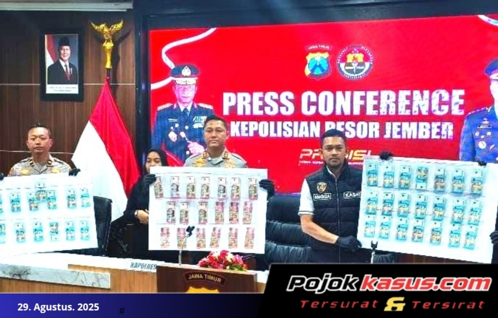 Polres Jember Berhasil Gagalkan Peredaran Upal Dua Tersangka Diamankan
