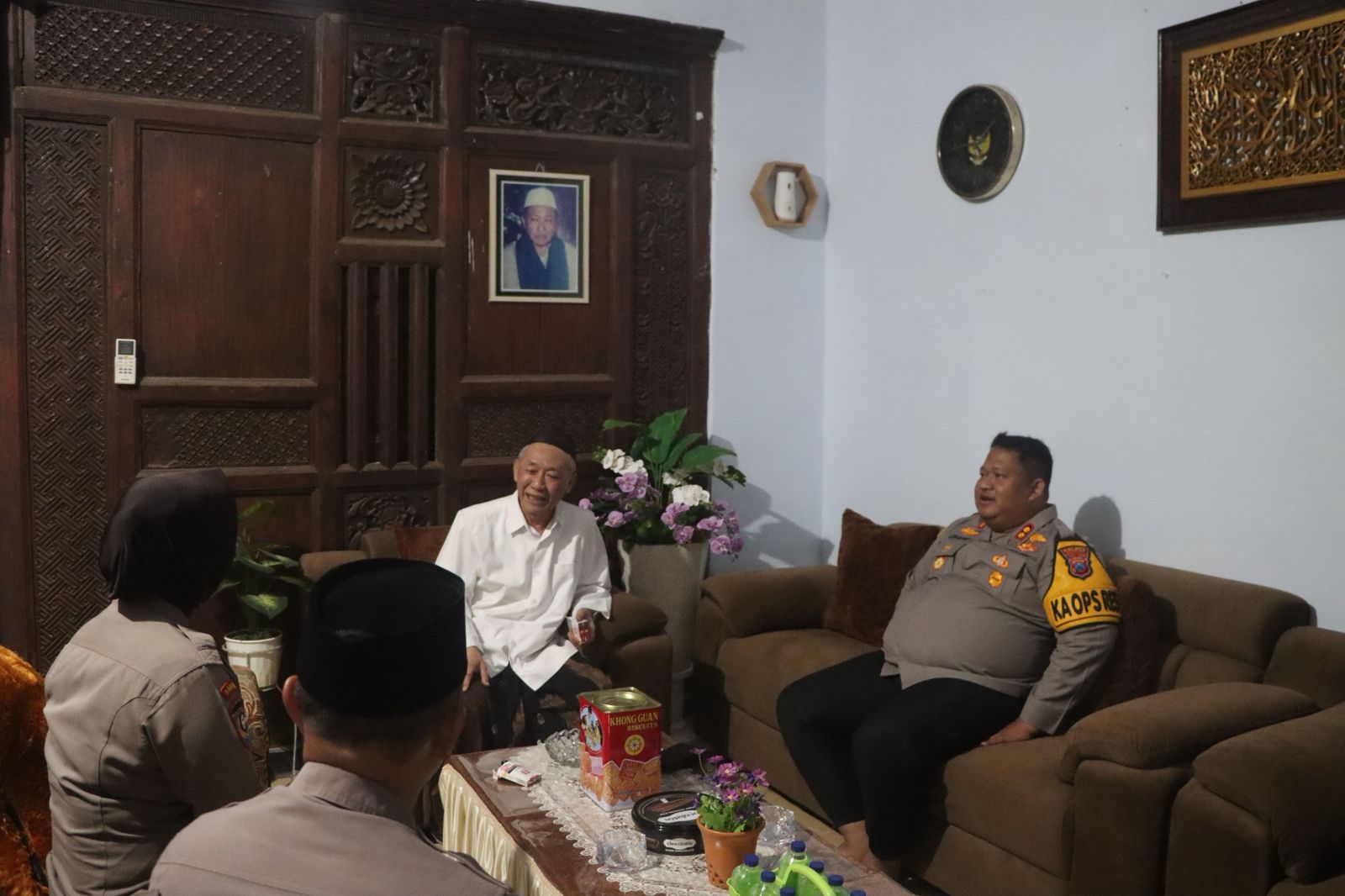 Kapolres Pasuruan Bersilaturahmi Tokoh Agama Minta Doa dan Memperkuat Stabilitas Kamtibmas