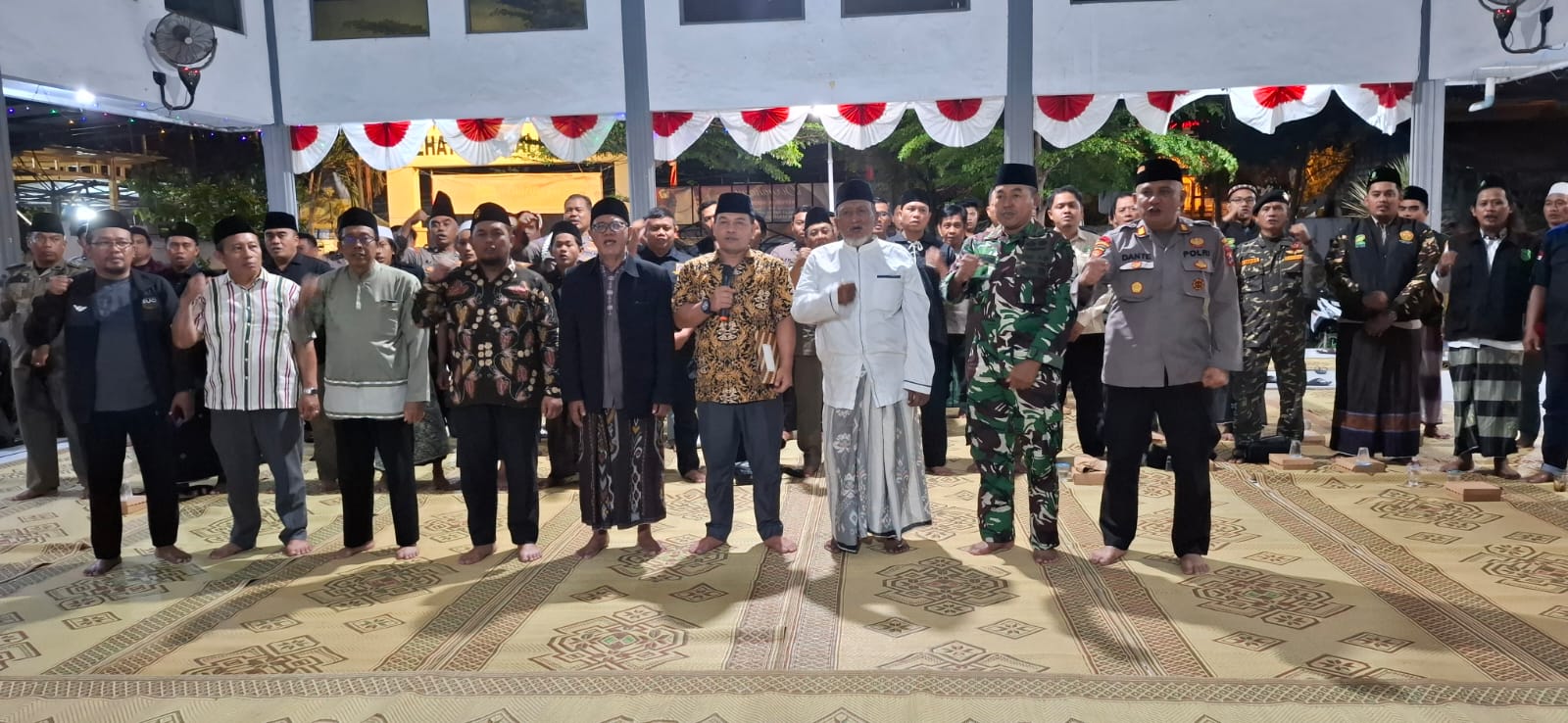 Forkopimcam Manyar dan Tokoh Agama Sepakat Jaga Kondusifitas di Tengah Maraknya Aksi Demonstrasi