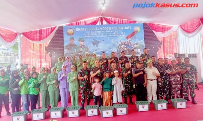 Kasrem 084/Bj Hadiri Baksos Peringati HUT ke-80 TNI, Wujudkan TNI Dekat dengan Rakyat