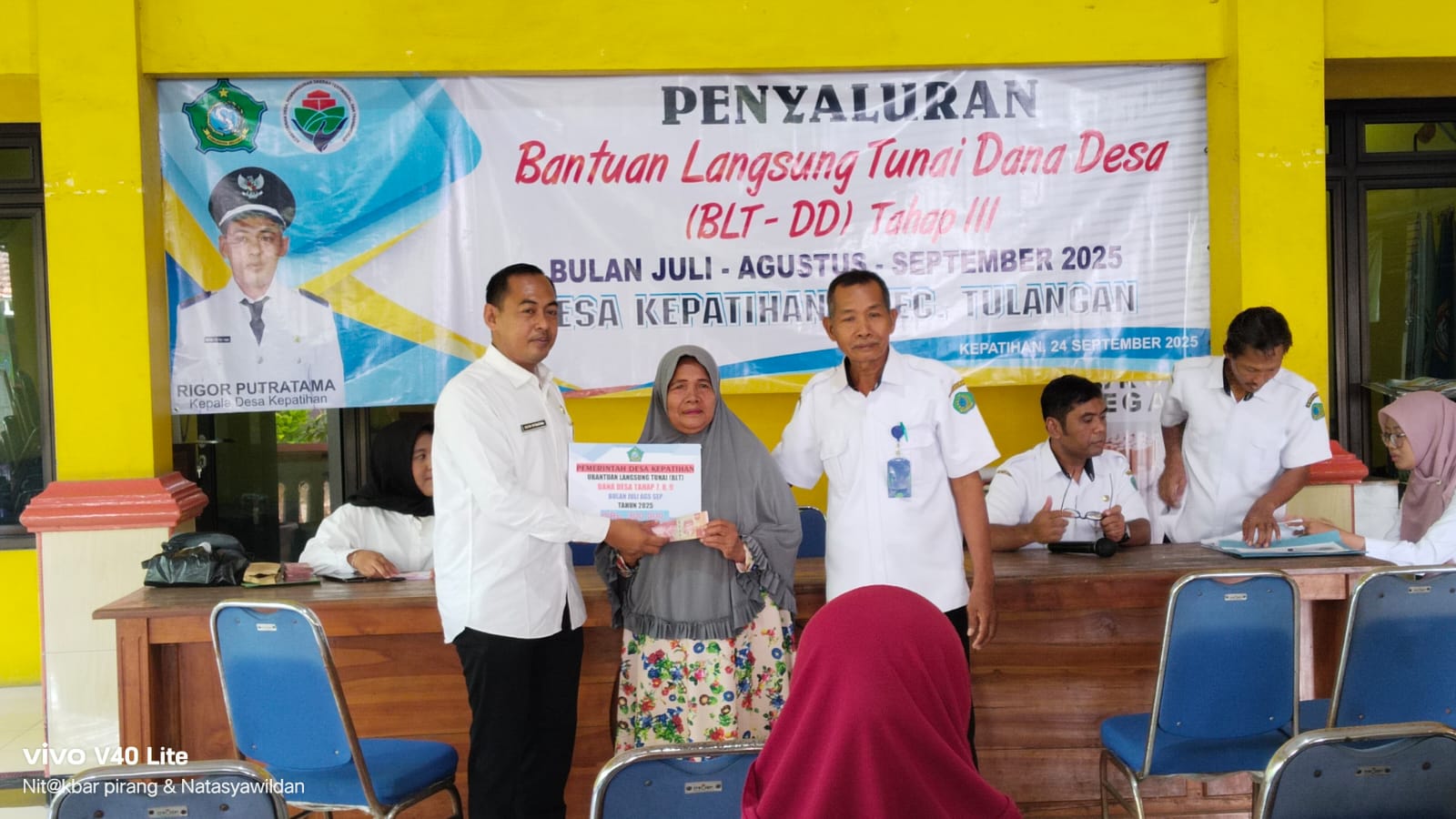 Penyaluran BLT DD Tahap 3 Tahun 2025 Desa Kepatihan Berjalan Tertib.
