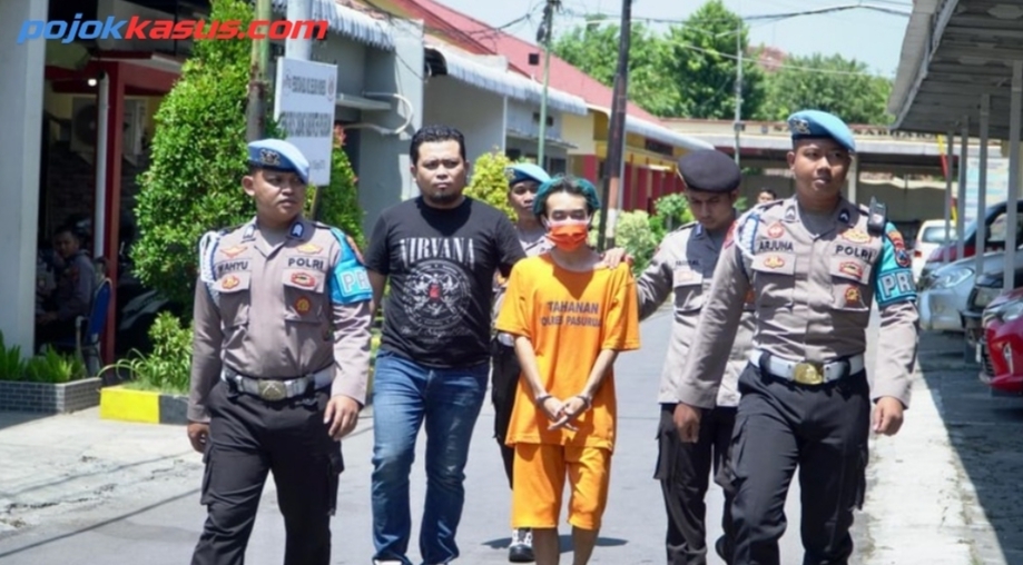 Polres Pasuruan Amankan Pelaku Pelempar Bom Molotov Pos Lantas Pandaan