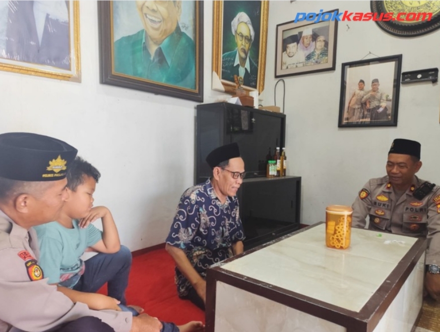 Polsek Beji dan Ponpes Nurudholam II Kompak Cegah Hoaks dan Potensi Konflik