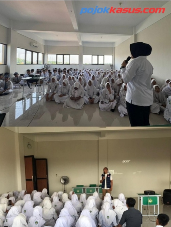 Satresnarkoba Polres Pasuruan Sosialisasi Bahaya Narkoba di SMA Walisongo Gempol