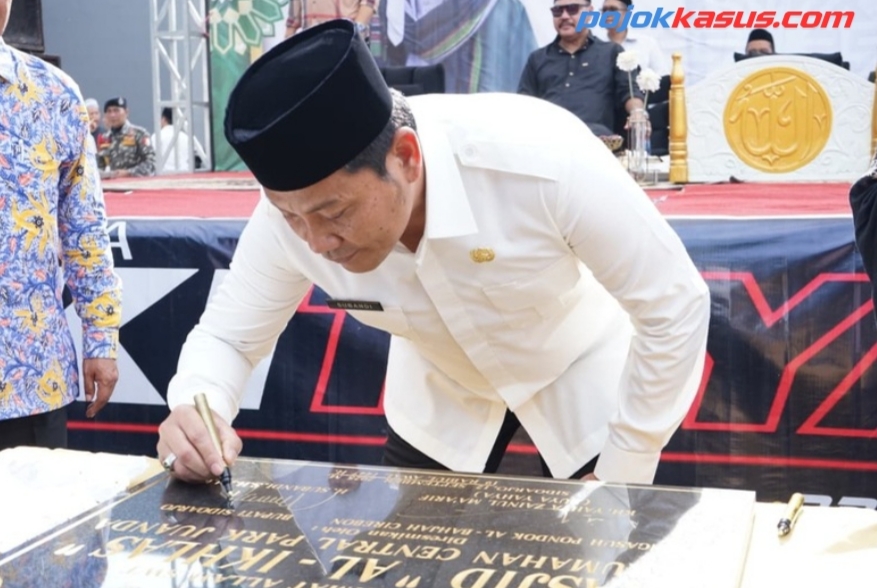 Resmikan Masjid Al-Ikhlas Juanda, Bupati Subandi Ajak Masyarakat Jaga Persaudaraan dan Perdamaian Umat