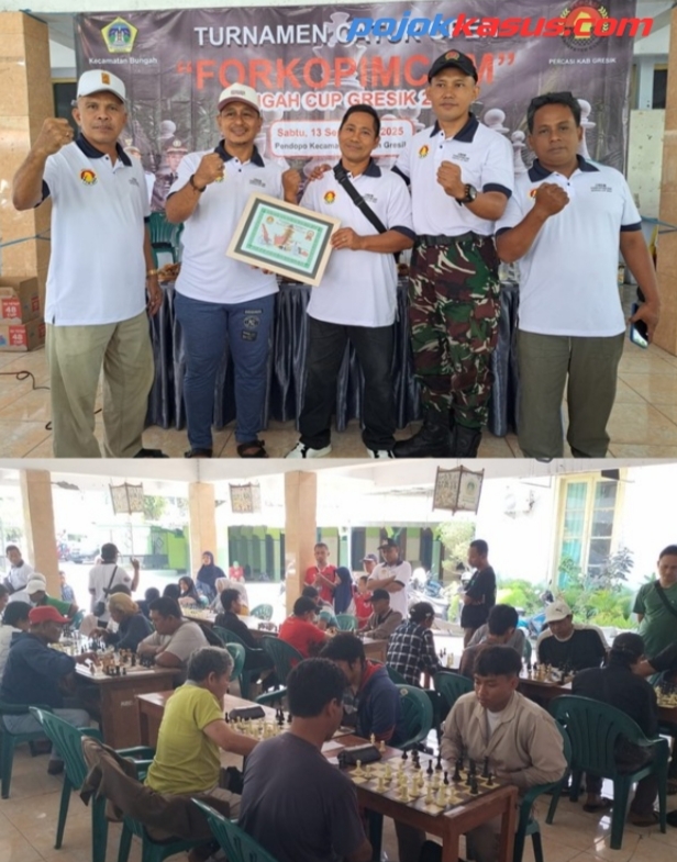 Turnamen Catur Forkopimcam Bungah Cup 2025 Resmi Bergulir, Dorong Lahirnya Pecatur Muda Berprestasi
