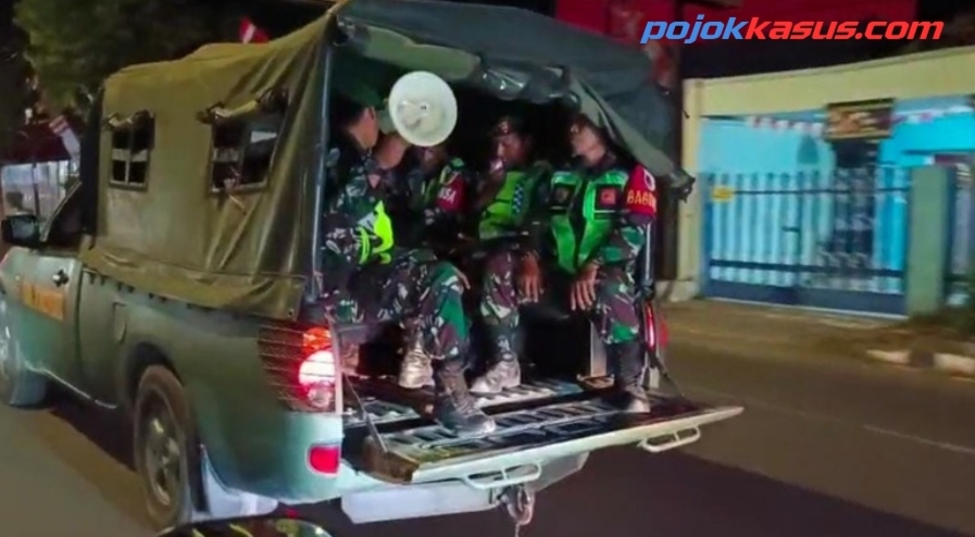 Kodim 0829/Bangkalan Laksanakan Patroli Bersama Jaga Keamanan Wilayah
