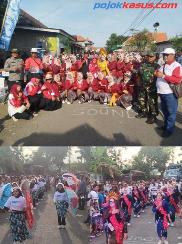Semangat Warga Desa Kalidawir Berpartisipasi Mengikuti Karnaval Merayakan HUT RI ke 80