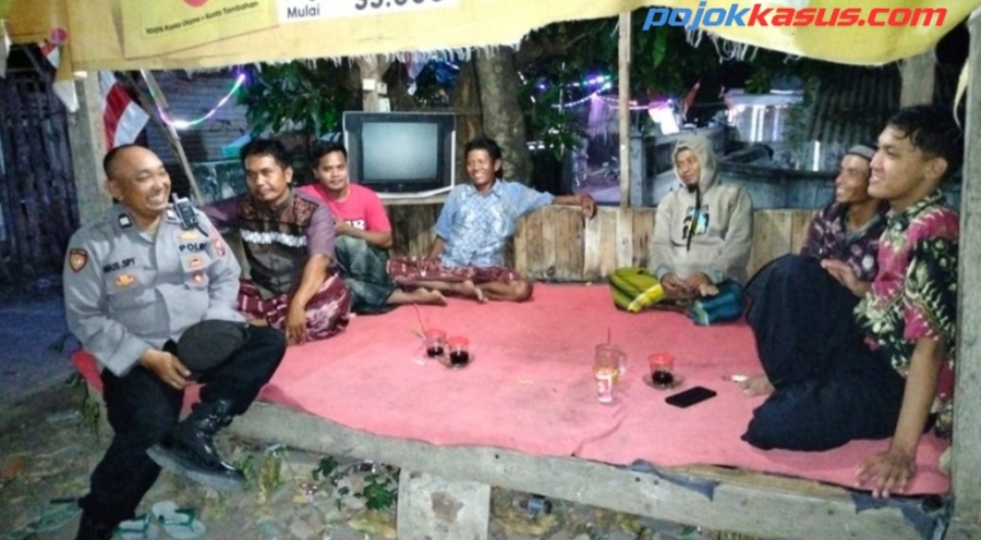 Kapolsek Rembang Bersama Tiga Pilar Himbau Warga Aktifkan Siskamling