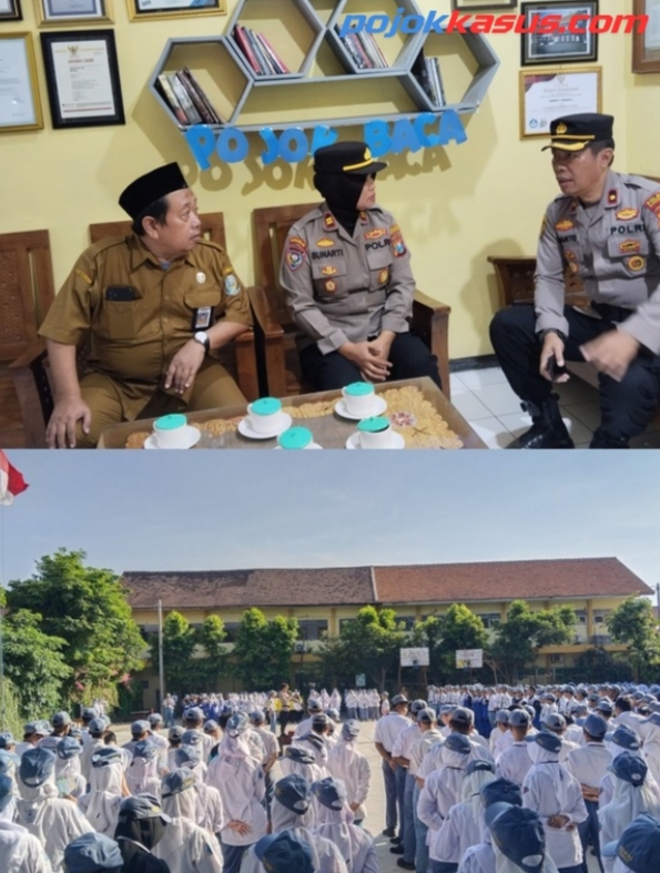 Satbinmas Polres Pasuruan Gelar Irup di Dua Sekolah, Sampaikan Pesan Kamtibmas dan Antinarkoba