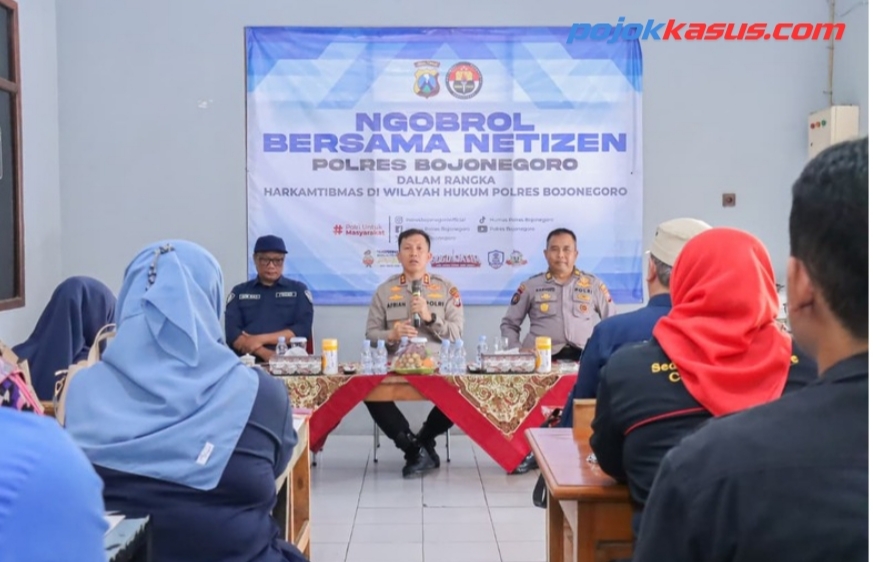 Literasi Digital Polres Bojonegoro Gandeng Warganet Jaga Kamtibmas