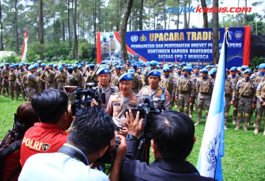 FPU 7 MINUSCA Siap Berangkat Ke Africa Tengah, Kadivhubinter Polri : Misi Perdamaian, Polri Terlatih