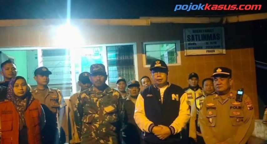 Giat Rutin Patroli Gabungan Polsek Prigen Gandeng TNI, Satpol PP, dan Linmas Wujudkan Situasi Aman Kondusif