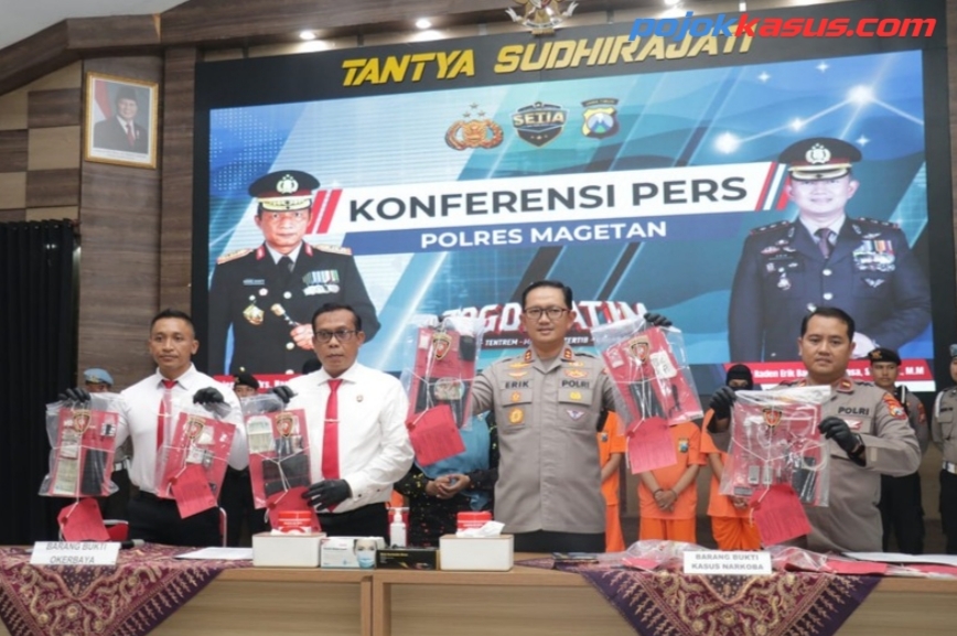 Selamatkan Generasi Muda, Polres Magetan Amankan 11 Tersangka Narkoba dalam Operasi Tumpas Semeru 2025