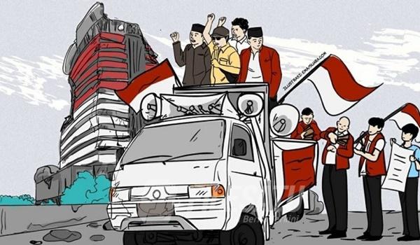 Jakarta Hari Ini Di Sibukkan 3 Pendemo Di Lokasi Berbeda.